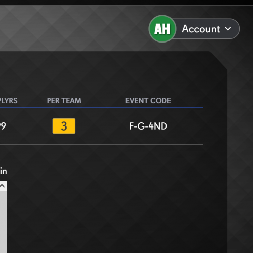 Invite players to your golf team!