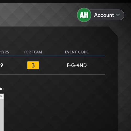 Invite players to your golf team!