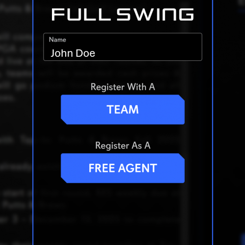 You can register a team or as a free agent!